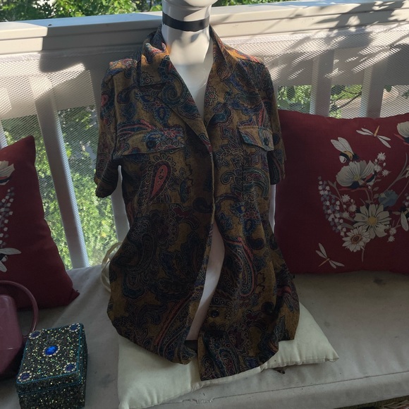 Vintage Karen Scott button-up - Picture 2 of 4